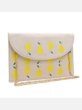 Urban Expressions Lemon Clutch NWT